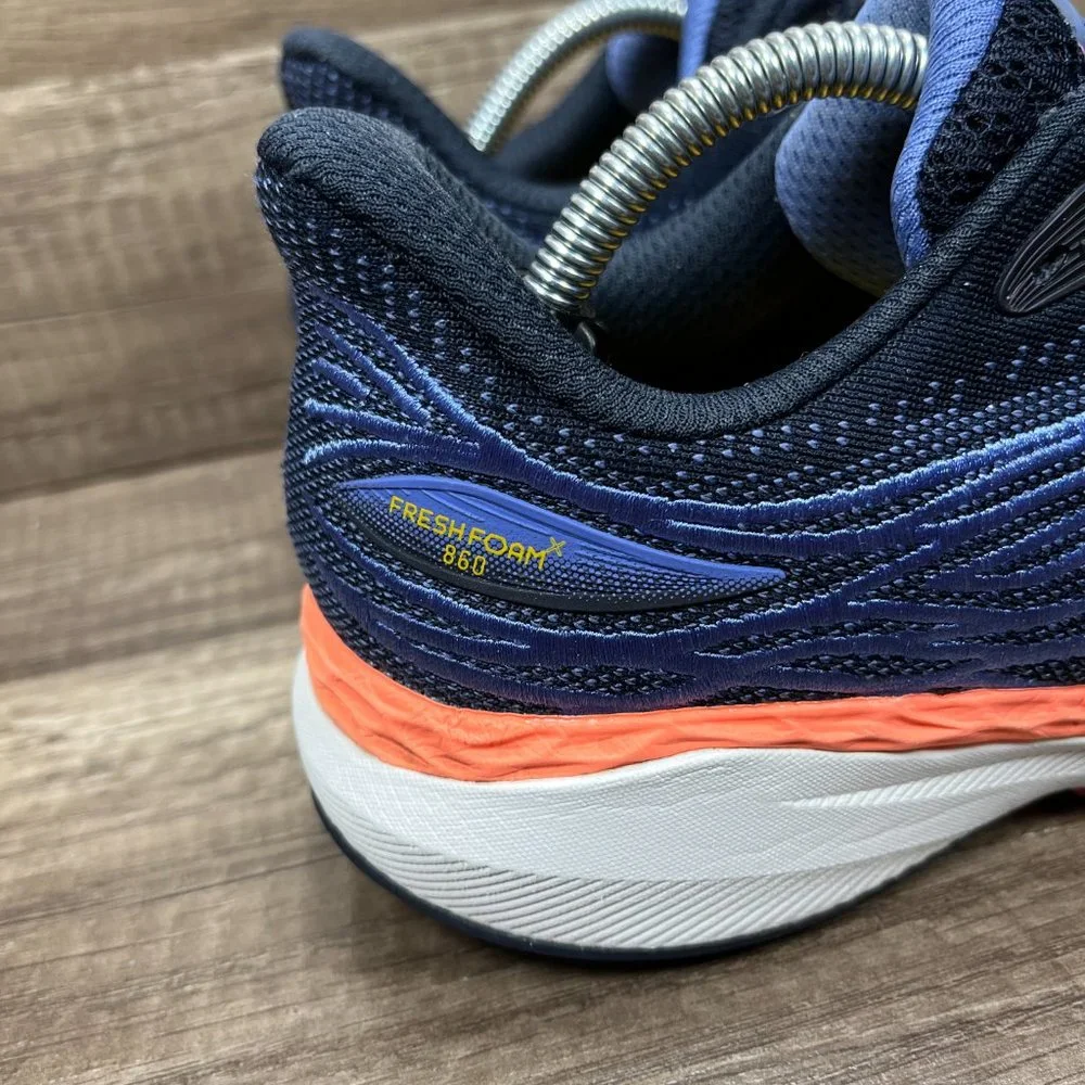 New Balance Fresh Foam 860 v12 Blue Womens US Size 8.5 W860O12 Running Shoes - Picture 3 of 11